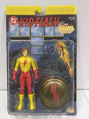 DC Direct Nueva Figura Teen Titans Kid Flash 2000 Sellada Nueva Foto 1 de 4