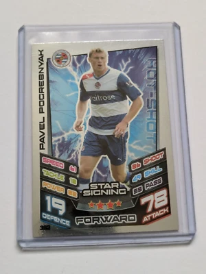 Pavel Pogrebnyak 2012-13 Topps Match Attax EPL Star Signing Foil card #392 - Image 1 of 4