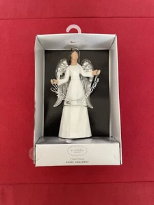 St Nicholas Square Merry Christmas Angel Christmas Figure Ornament In Box - Picture 1 of 4