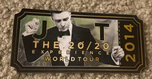 BOLETO CONMEMORATIVO JUSTIN TIMBERLAKE THE 20/20 EXPERIENCE WORLD TOUR - 2014 - Imagen 1 de 2