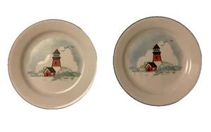 Corelle Outer Banks Leuchtturm Dessertteller 2er Set USA Salat Brot nicht mehr produziert - Bild 1 von 9