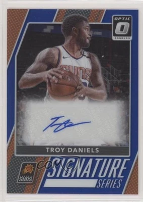 2017 Panini Donruss Optic Signature Series Blue Prizm /25 Troy Daniels #47 Auto - Image 1 of 2