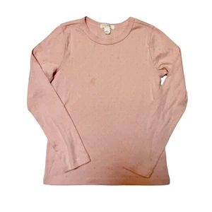 Crewcuts Pointelle Long Sleeve Shirt Size 6/7 - Picture 1 of 5