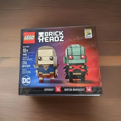 Lego 41496-Brickheadz Supergirl & Martian Manhunter!ComicCon2017!EXCLUSIVE!RARE! - Image 1 of 2