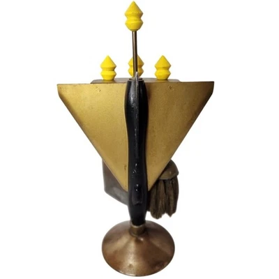 Винтажный набор инструментов для авиационного камина 1930-е ар-деко — 5 штук - Изображение 1 из 4