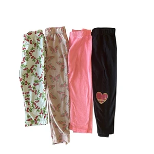Konvolut 4 Mädchen Kinder 4T Leggings, Hosen - Bild 1 von 9