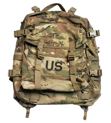 USGI US Military MOLLE II 3 días paquete de asalto multicámara/OCP con refuerzo usado Foto 1 de 4