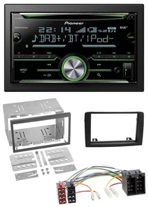 Pioneer Bluetooth MP3 DAB 2DIN USB CD Autoradio für Fiat Idea ab 05 schwarz - Bild 1 von 7