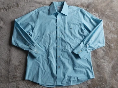 Camisa social masculina azul francesa com botões Lacoste | 42 - Imagem 1 de 4