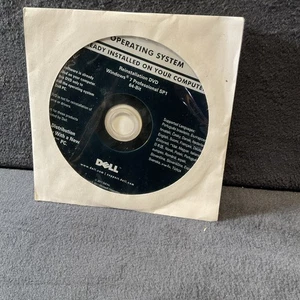 Microsoft Windows 7 Home Premium SP1 64-Bit Dell Reinstallation DVD - Picture 1 of 1