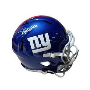 Cam Skattebo Firmado Autografiado Gigantes Tamaño Completo Réplica Casco Fanáticos Certificado de Autenticidad - Imagen 1 de 3