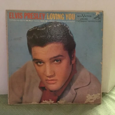 Elvis Presley ‎– Loving You 1957LP  RCA LPM 1515  Mono - Image 1 of 4