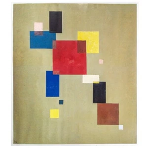 Wassily Kandinsky "Thirteen Rectangles" Vintage Original Poster 1930 Art Print - Picture 1 of 10