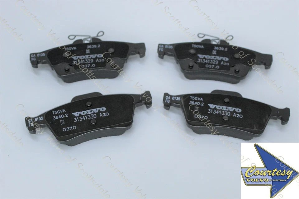 ОРИГИНАЛЬНЫЙ VOLVO Заводской комплект задних тормозных колодок S40 V50 C30 C70 31341331 - Изображение 1 из 4