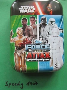Topps Force Attax Awakens Mini Tin Version 1 Pocket Tin Das Erwachen der Macht - Picture 1 of 1