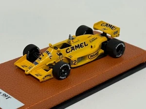 1/43 Lotus 99T from 1987 F1 Season Ayrton Senna Leather base JPN244 - Picture 1 of 7