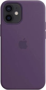 Genuine / Official Apple iPhone 12 Mini Silicone MagSafe Case Amethyst (Purple) - Photo 1 sur 10