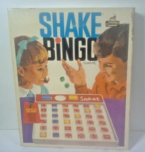 Schaper Shake Bingo Game 1969 MCM Cooties Vintage COMPLETE 2 Players/ 2 Teams - Picture 1 of 4