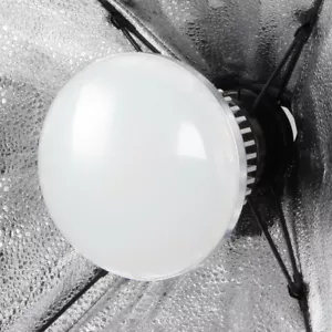 Dimmable Video Studio E27 85W 3200K-5500K LED Continuous Light Lamp Bulb 3 Modes - Picture 1 of 10