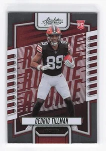 2023 Panini Absolute Cedric Tillman Green RC Rookie #127 - Picture 1 of 2