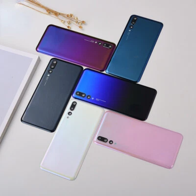 Cubierta de batería Carcasa de puerta trasera para Huawei P20Pro Cubierta de batería con lente de cámara Foto 1 de 4