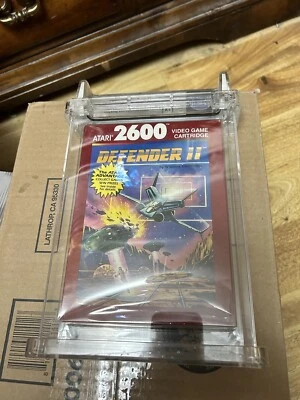 Atari 2600 Defender II WATA Certificated 8.0 A+ sealed red box 1989 Video Game - Image 1 of 4