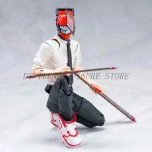 15 cm Anime SHF Motosierra Hombre Denji Figura de Acción PVC Motosierra Casco Movible - Imagen 1 de 26
