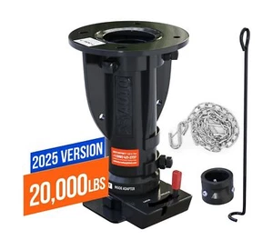 Fifth Wheel to Gooseneck Cushioned Trailer Hitch Adapter - 12" to 16" Adjusta... - Picture 1 of 8