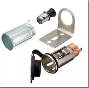 Marine 12V 15A Power Outlet With Mounting Bracket and Weather Cap+Lighter - Bild 1 von 4
