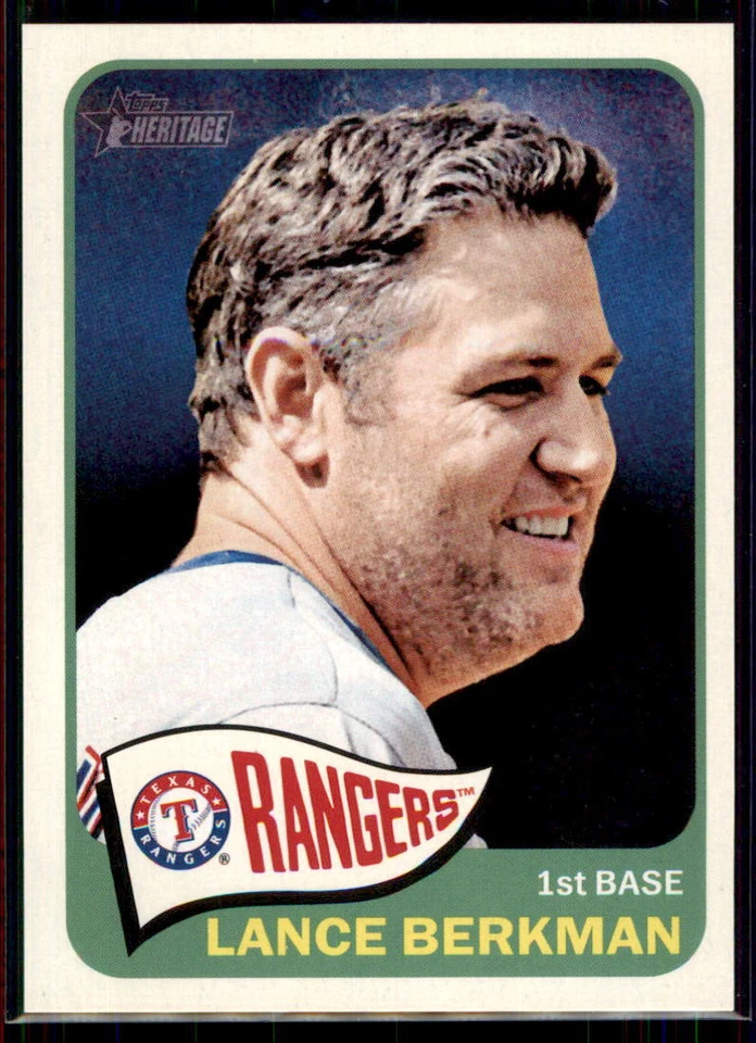 2014 Topps Heritage Lance Berkman #113 Texas Rangers - Image 1 of 2