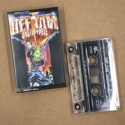 DEF JAM UNSTOPPABLE Cassette Tape Rap Hip Hop LL COOL J REDMAN JAY Z DA RANJAHZ Foto 1 de 4