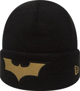 New Era Batman Character Knit Black Gold Child Beanie Wool Hat - Picture 1 of 1