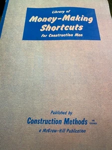Library Of Money Making Shortcuts For Construction MEN Reference Book - Imagen 1 de 5