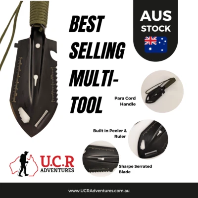 Explorer's Utility Trowel - Multipurpose Lightweight Hiking Camping Trowel - UCR - image 1 of 4