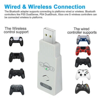 Universal Adapter für Wireless Controller an Switch PS4 PS3 und Windows PC Neu - Bild 1 von 4