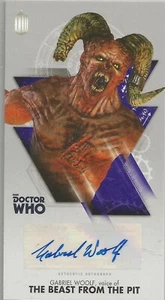 GABRIEL WOOLF autograph trading card, 10TH DOCTOR WHO ADVENTURES WIDEVISION - Picture 1 of 2