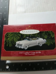 1949 CADILLAC COUPE DEVILLE - 50th Anniversary - HALLMARK ORNAMENT Metal - 1999 - Bild 1 von 1
