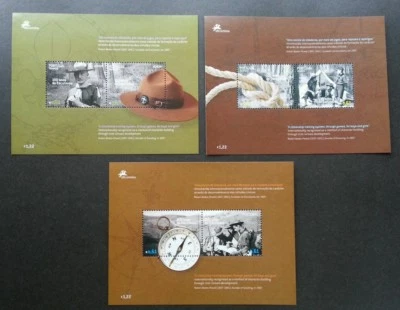 Portugal 100 Anniv Scouts 2007 Scouting Uniform Compass Jamboree Camping (ms MNH - Image 1 of 4