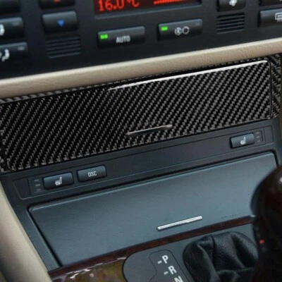 Отделка чехла для хранения аксессуаров из углеродного волокна подходит для BMW 3 серии E46 1998-2005 - Изображение 1 из 4