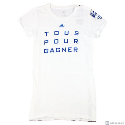 NEW Montreal Impact Adidas Women's Jersey "Together We Win" T-Shirt - WHITE - Image 1 of 4
