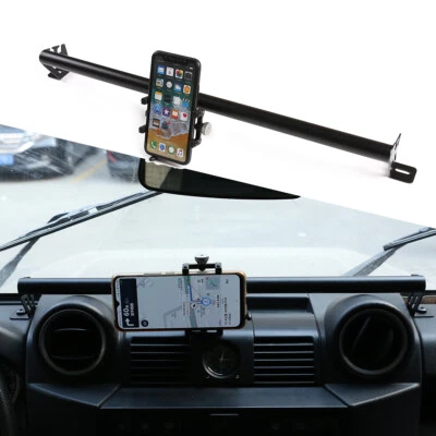 Soporte de aluminio para teléfono móvil Land Rover Defender 90 110 130 2004-18 Foto 1 de 4