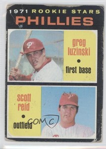 1971 Topps 1971 Rookie Stars Greg Luzinski Scott Reid #439 Rookie RC