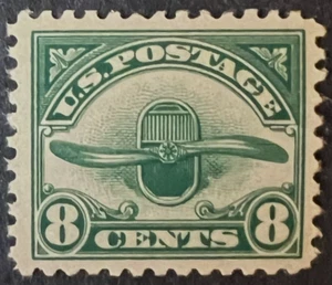 US AIRMAIL C4 8c MINT MOGNH cv $45 vf+ - Picture 1 of 2