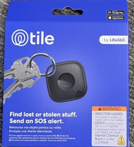 Tile by Life360 Mate (2024) Bluetooth Tracker, Keys Finder and Item Locator - Picture 1 of 1
