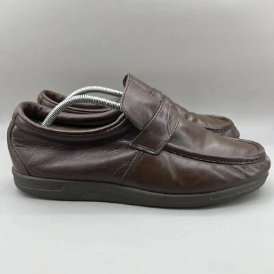 Mocasines Red Wing Dunoon Penny Hombres Talla 12 D Cuero Marrón Cómodos Zapatos sin Cordones Foto 1 de 4