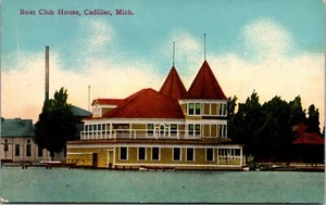 Boat Club House Cadillac Michigan Postkarte - Bild 1 von 2