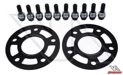 PORSCHE 911 996 997 991 992 ALLUMINIO FORGIATO 7MM DISTANZIALI RUOTA BULLONI ... - Immagine 1 di 4