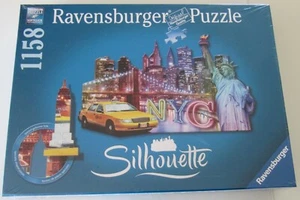 Nuevo En Lámina: Ravensburger Silueta Puzzle Skyline Nuevo York ! 1158 Piezas - Imagen 1 de 3