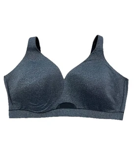 Cacique Lightly Lined Full Coverage No-Wire Bra Size 44DDD Gray - Picture 1 of 9
