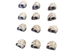 12 calaveras miniatura de Halloween para hacer manualidades con pulsera o collar - Imagen 1 de 6